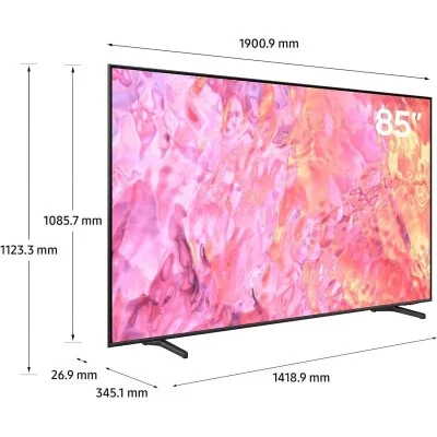 Samsung 85" Flat Qled 4K Resolution - Grey